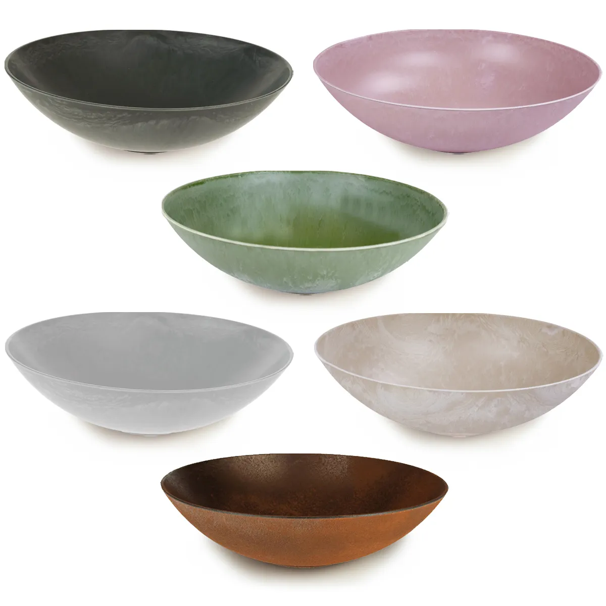 Pflanzschalen für draußen – Dekoschalen viele Farben & Größen – Bild 2