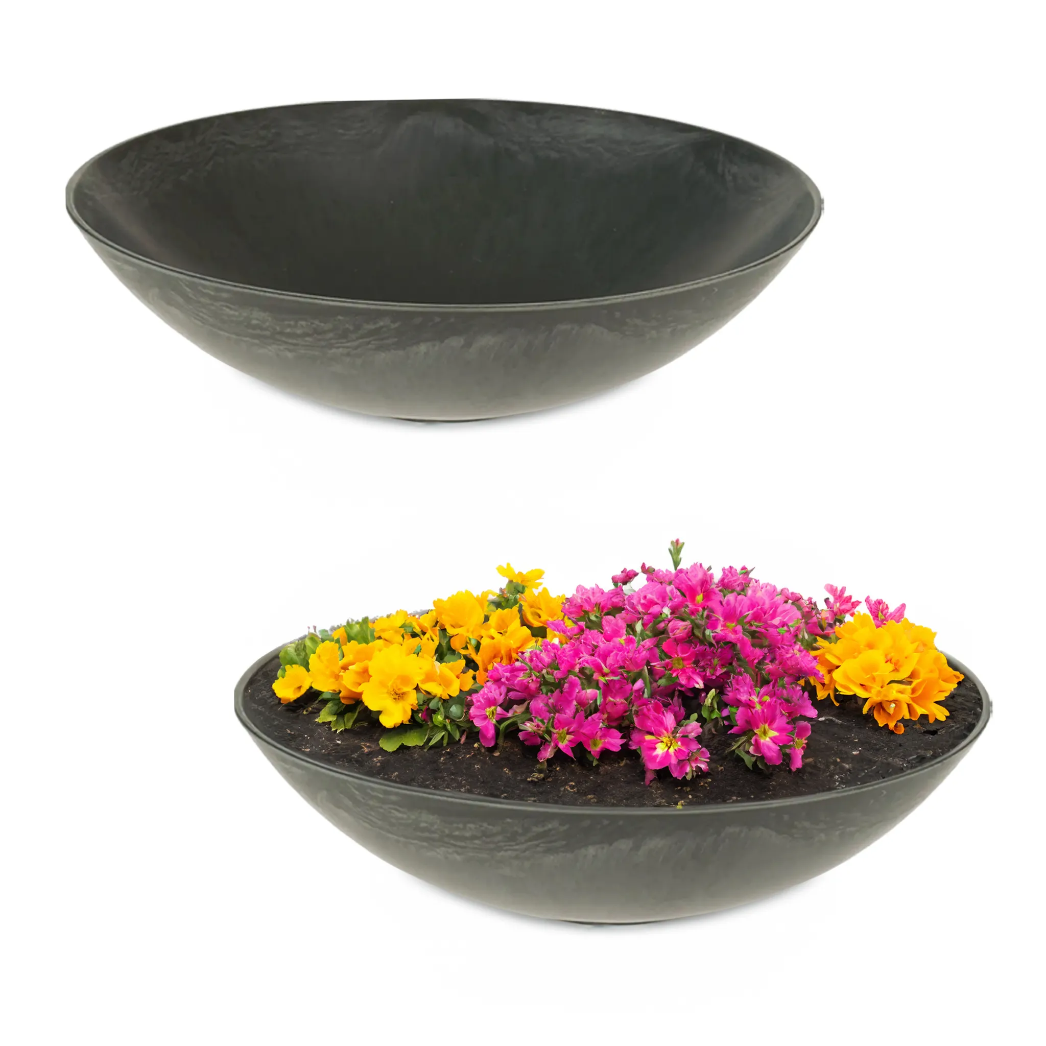 Pflanzschalen für draußen – Dekoschalen viele Farben & Größen – Bild 4