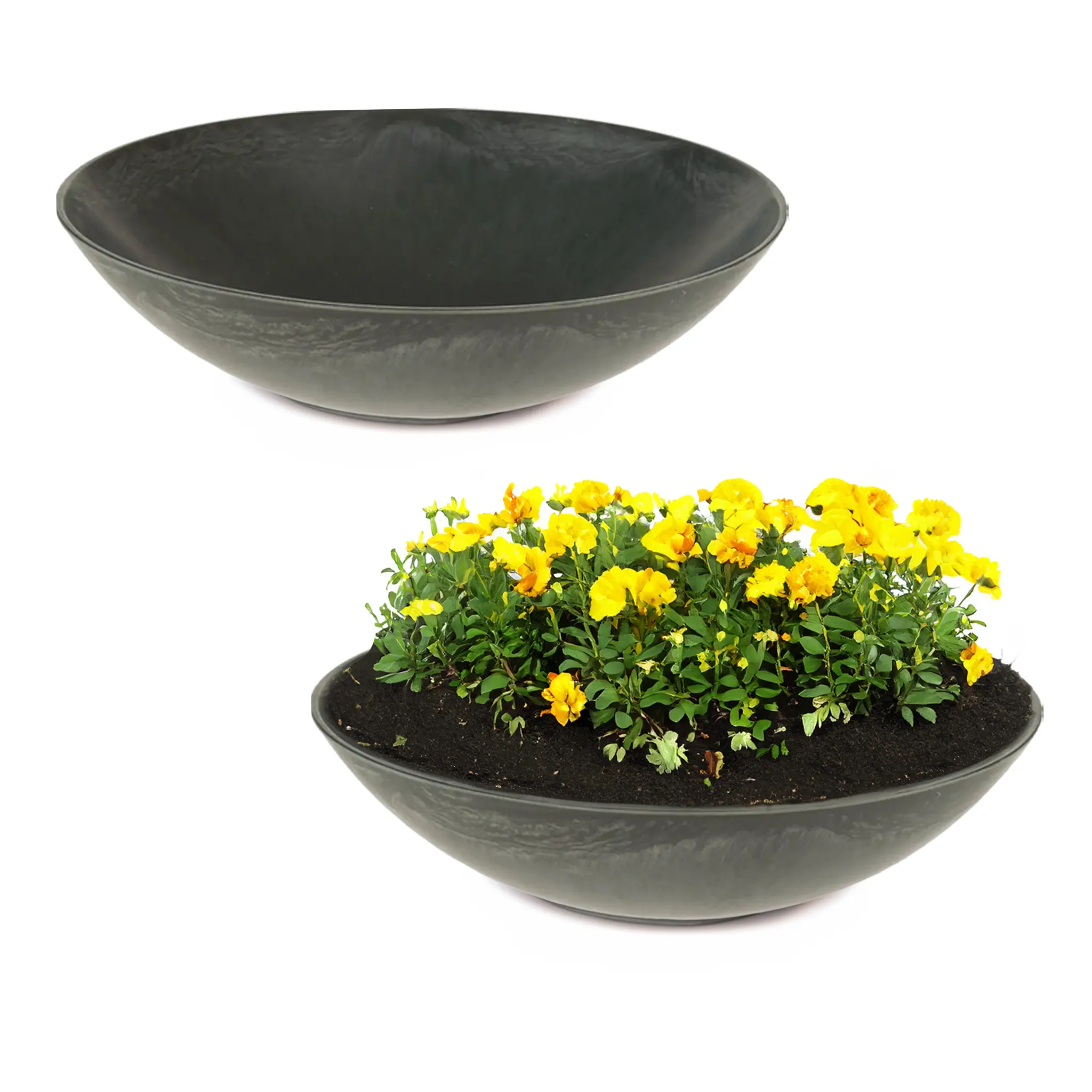 Pflanzschalen für draußen – Dekoschalen viele Farben & Größen – Bild 8