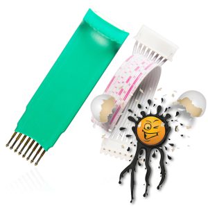 Pogo Pin Test Flash Programmier 8 Pin Adapter 2,54mm Pitch + JST-XH Kabel 20cm