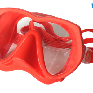 Poseidon Tauchmaske 1-Fenstermaske Phantom Red Line 0720-140 Maske rot Maskenbox
