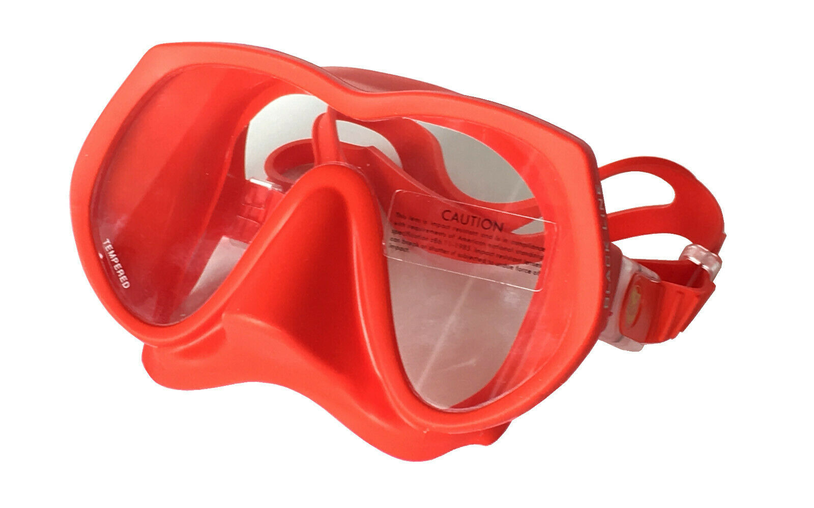 Poseidon Tauchmaske 1-Fenstermaske Phantom Red Line 0720-140 Maske rot Maskenbox – Bild 3