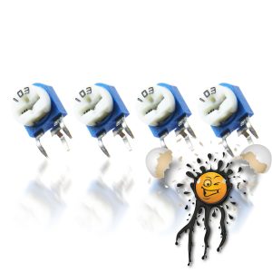 4 x Potentiometer RM063 100K Set