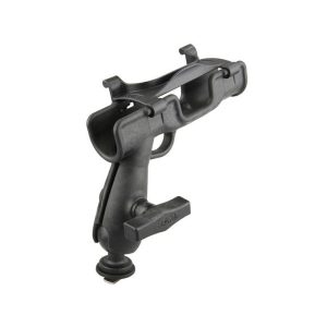 RAM MOUNTS ROD 2007 JR. ANGELRUTENHALTER MIT TRACK-ANBINDUNG (T-SLOT) – C-KUGEL (1,5 ZOLL), IM POLYBEUTEL