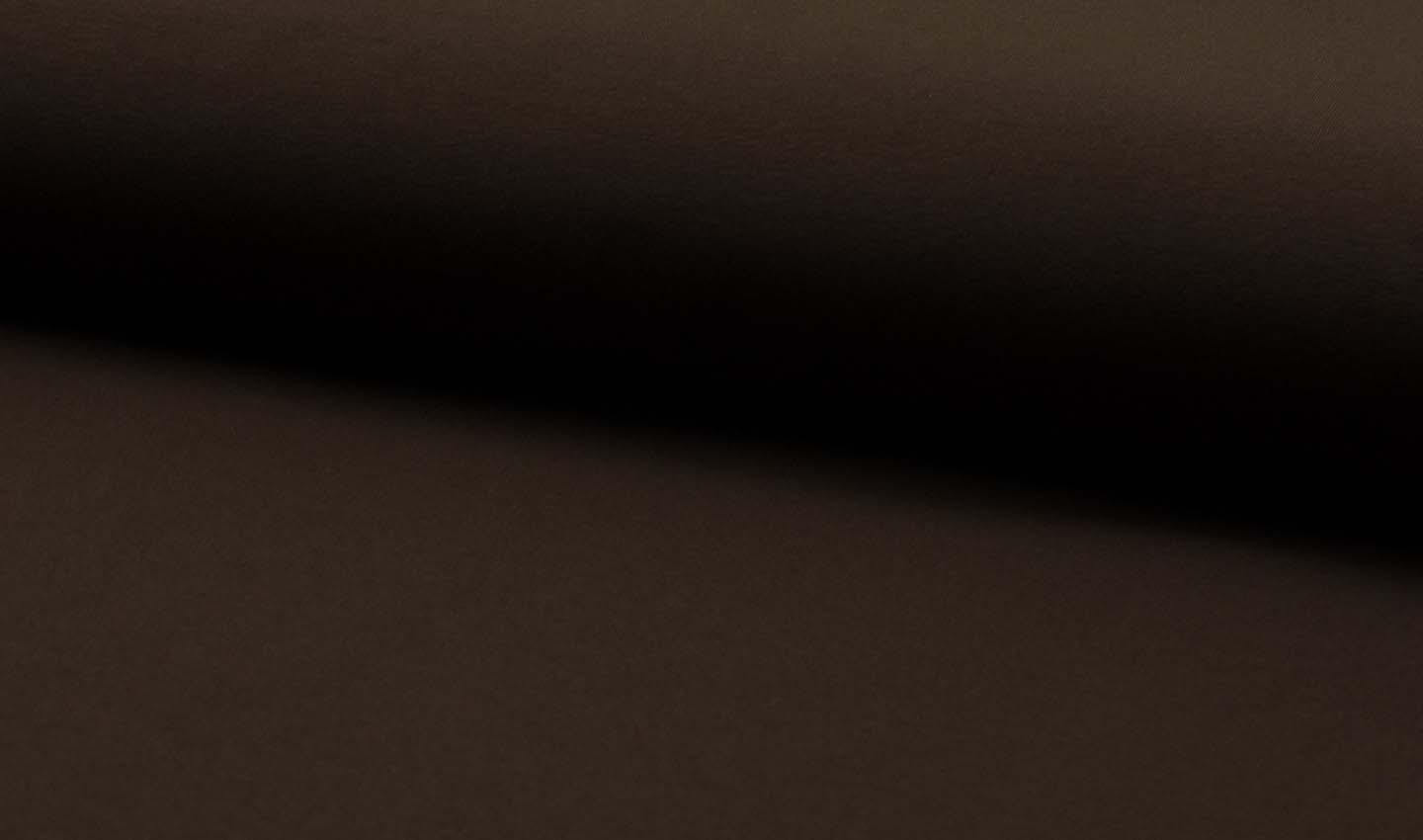 Jersey, unifarben Braun