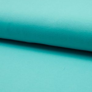 French Terry Stoff – Sommersweat, helles Türkis