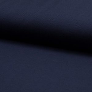 Baumwollstoff, unifarben Marine