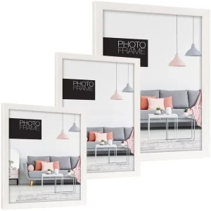 Rahmen Fotos & Bilder Wechselrahmen Bilderrahmen Kunststoff weiß 1 Stk 3 Formate