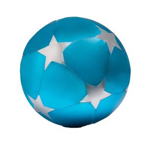 Ratatam – Stoffball, blau/silber, 30cm