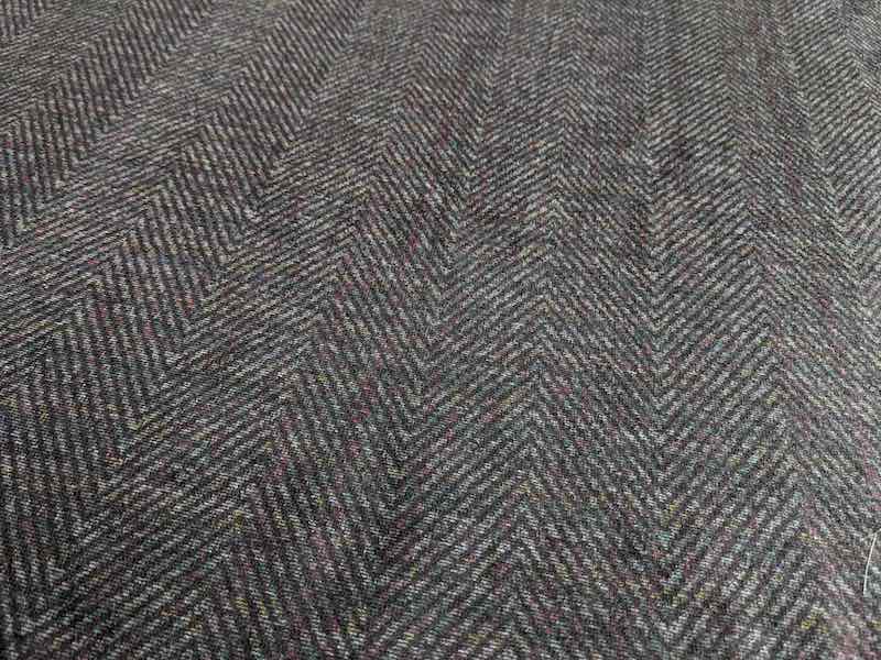 Jersey, Punta Roma, Romanit – Braun / Grau / Zackenmusterung