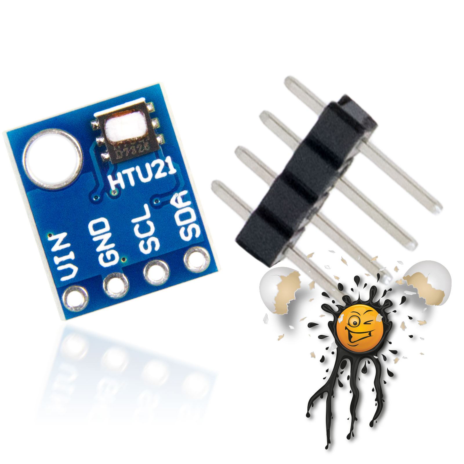 SHT21 GY-21 Si7021 Temperatur Feuchtigkeit Sensor – Bild 5