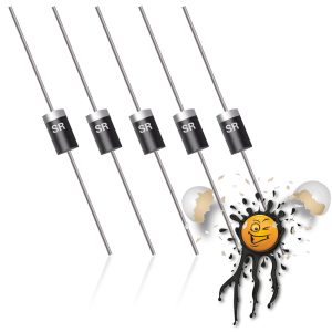 5 x Schottky Barrier Rectifier Gleichrichter Diode SR5150