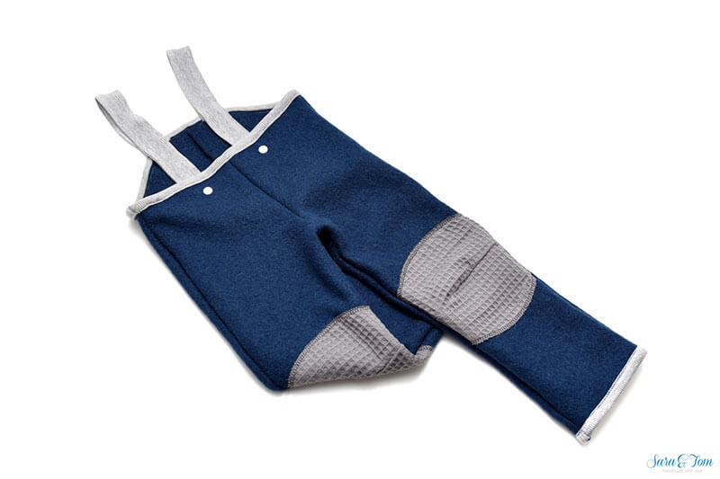 Wollstoff, gekochte Wolle, Wollwalk, Kiwi – Bild 7