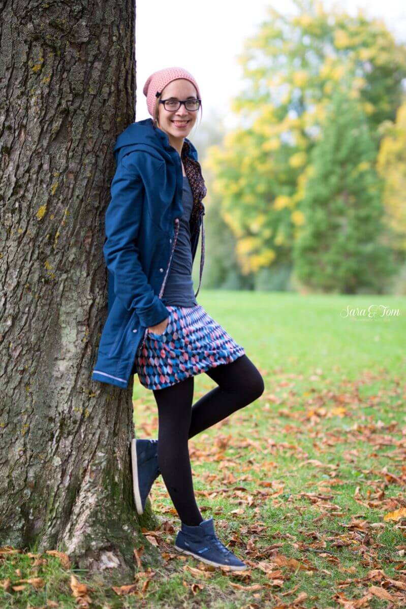 French Terry, unifarben Blau, Mittelblau, Sweatshirtstoff brushed – Bild 7