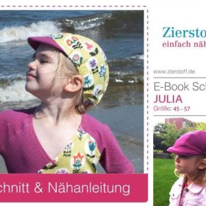 Einfache Kappe unisex “JULIA”, Gr. 45 – 57 [Digital]