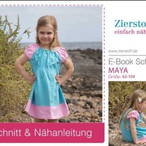 Kleid “MAYA” – Schnitt & E-Book, Gr 62-104 [Digital]