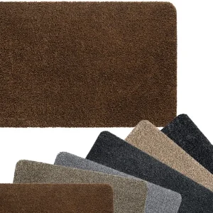 Schmutzfangmatten uni meliert Indoor saugfähig Privat Gewerbe 50×80 cm – 6 Farben
