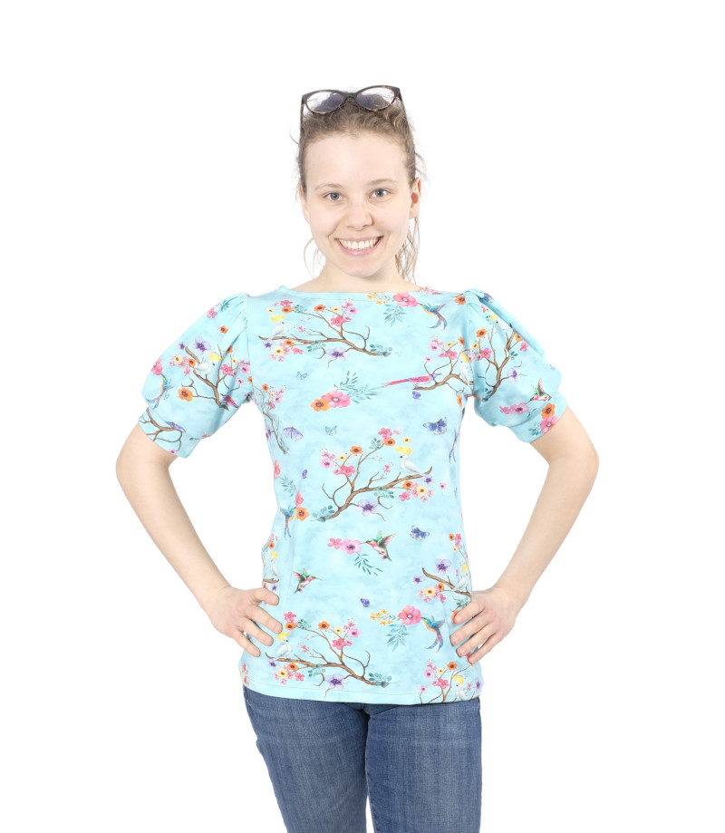 Shirt mit Puffärmel, “Bernice”, Gr. 158 – 46 – Bild 5