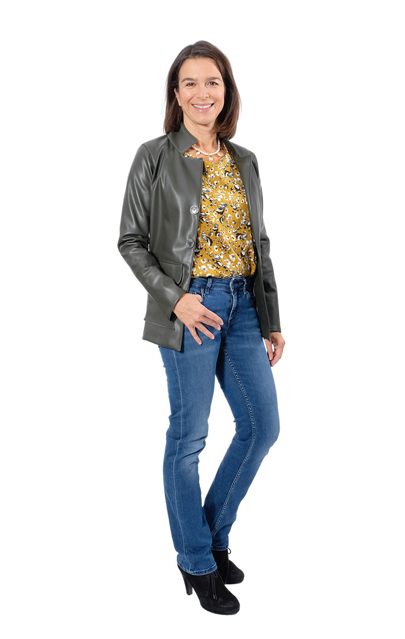 Elastisches Kunstleder, Vintageleder, leicht fallend, Rosa – Bild 3