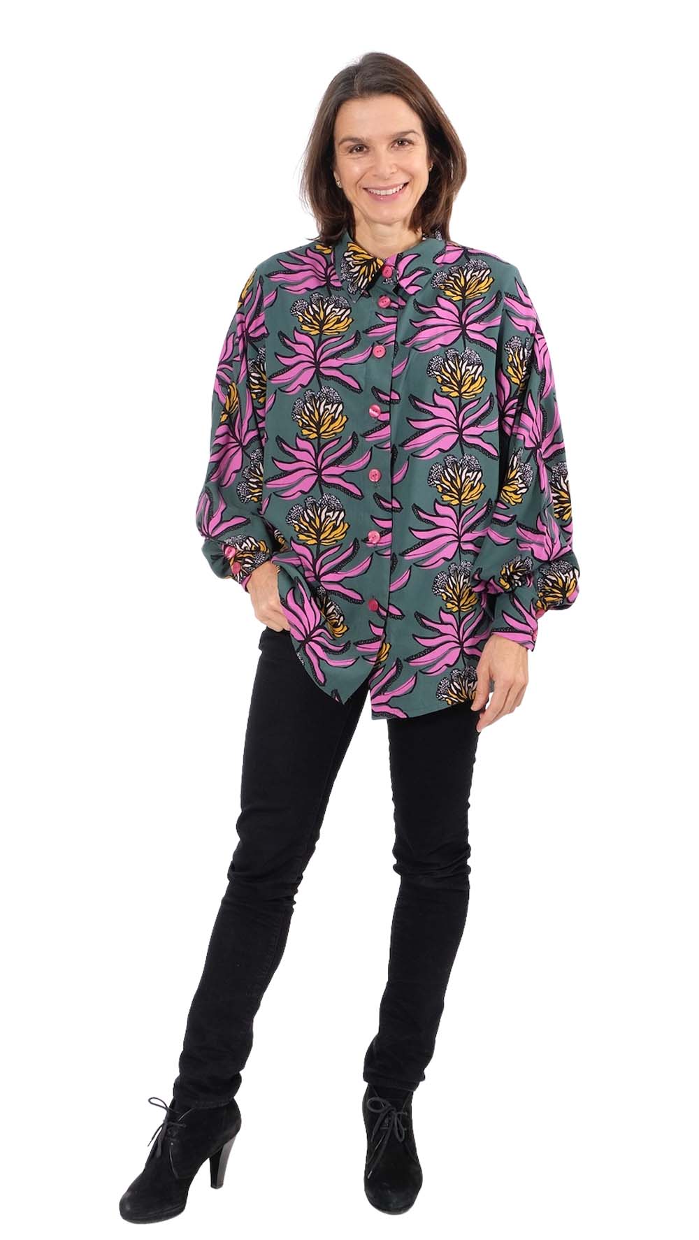 Bluse “Levinia”, Gr. 158 – Damengr. 46 – Bild 6