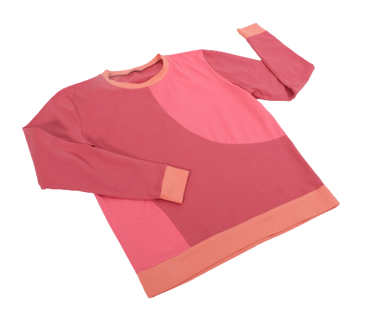 Jersey, unifarben Marsala – Bild 6