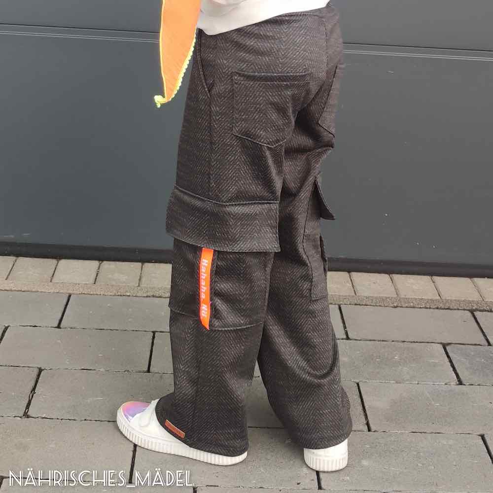 Jersey, Punta Roma, Romanit – Braun / Grau / Zackenmusterung – Bild 5