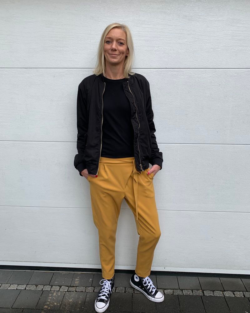 Elastisches, dehnbares Mischgewebe – Kofferware, Khaki, Oliv – Bild 5