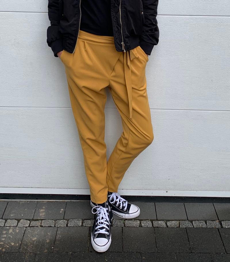 Elastisches, dehnbares Mischgewebe – Kofferware, Khaki, Oliv – Bild 7