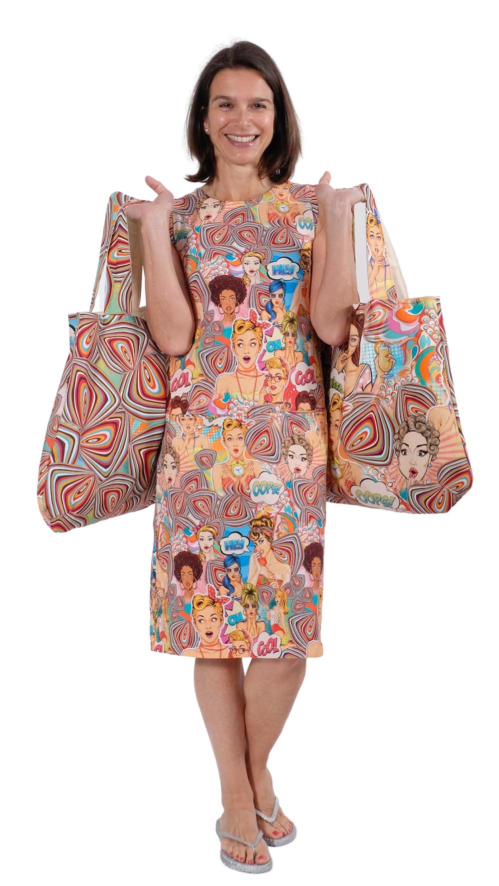 Taschenpanel, Marilyn Monroe Blau – Bild 4