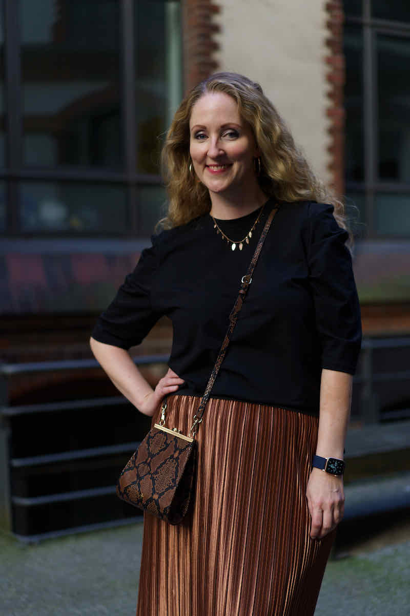 French Terry Stoff – Sommersweat, Schwarz – Bild 5