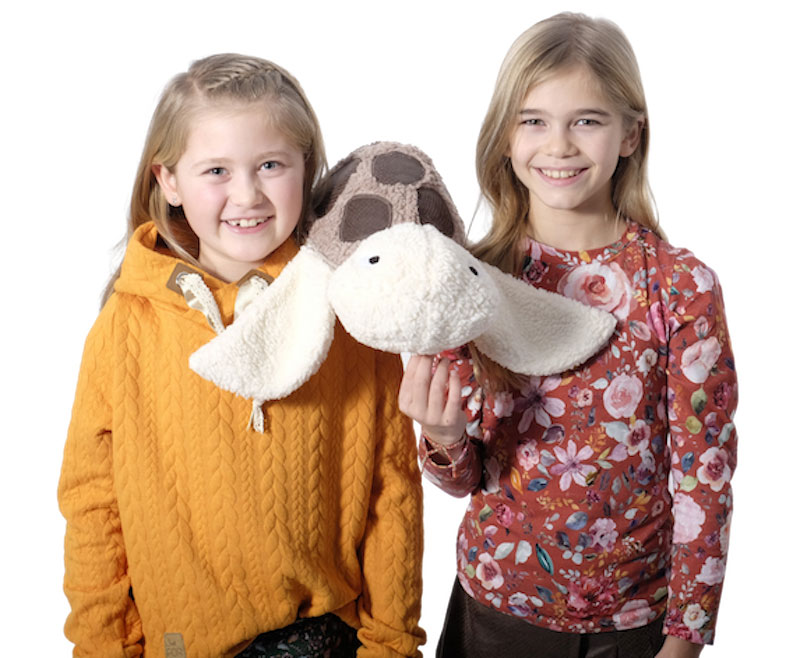 Stoffpaket Schildkröte Romea / Stoff für 2 Kuscheltiere – Natur / Braun mit Schlangenleder – Bild 8