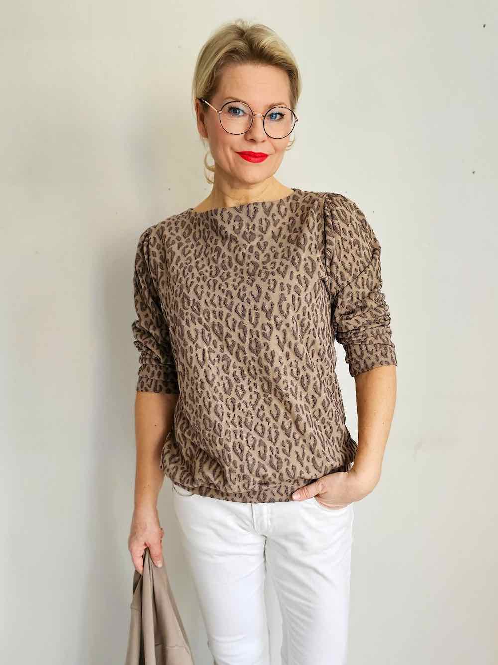 Shirt mit Puffärmel, “Bernice”, Gr. 158 – 46 – Bild 3