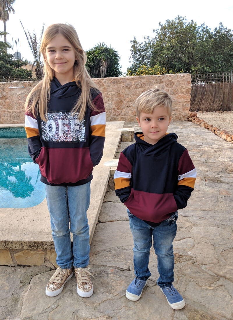 Wendepailletten, Applikation Aufnäher Herz mit Lippen – Bild 3