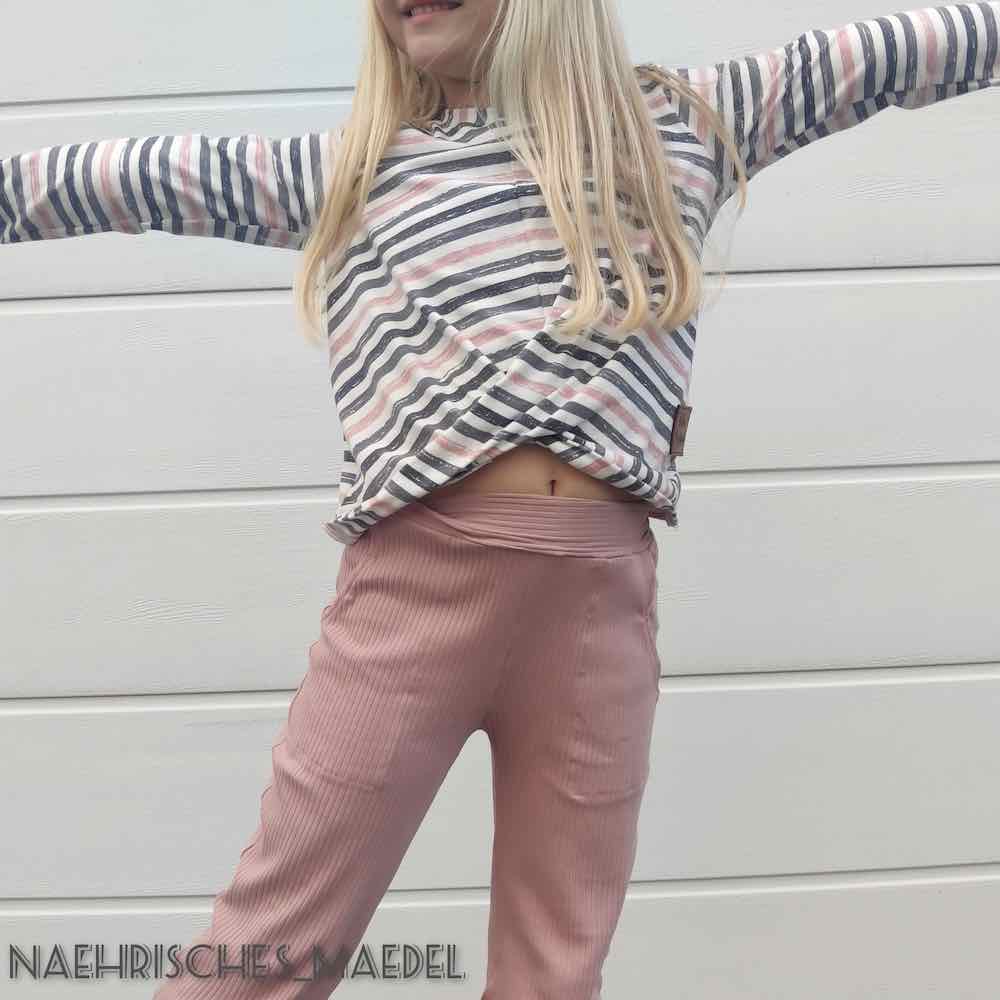 Jersey, weicher Rippenjersey, Blau – Bild 8