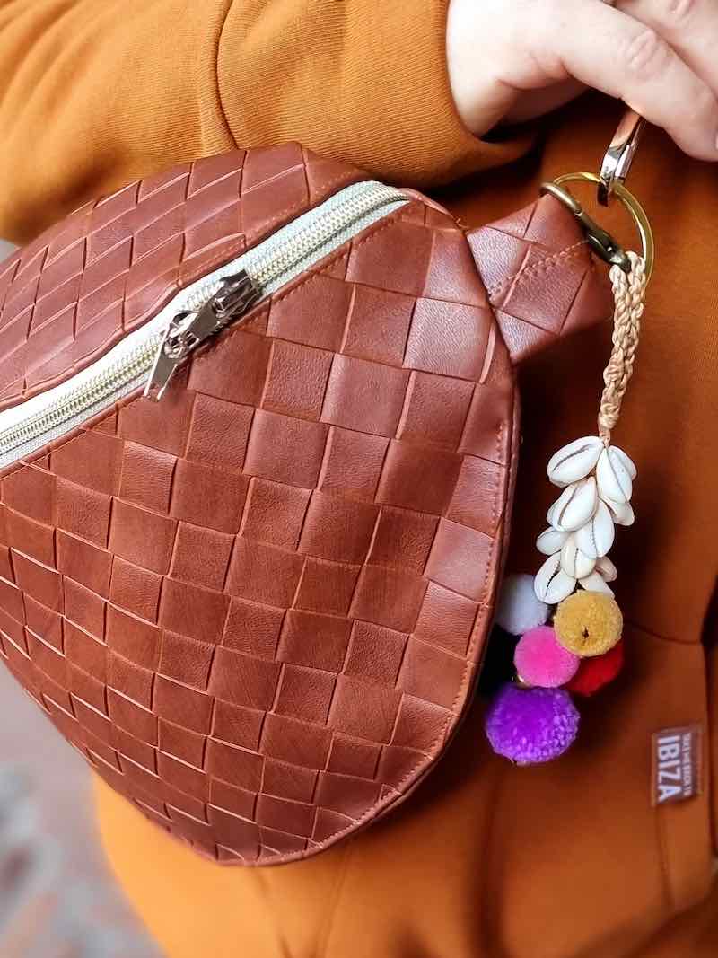 skai® Ristikko – Flechtoptik Kunstleder – Lederzuschnitt 50 cm / 75 cm – Bild 3