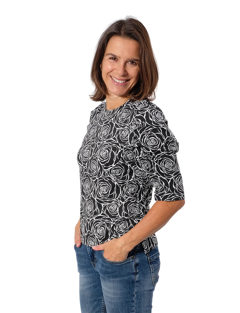 Jersey, unifarben Magenta – Bild 4