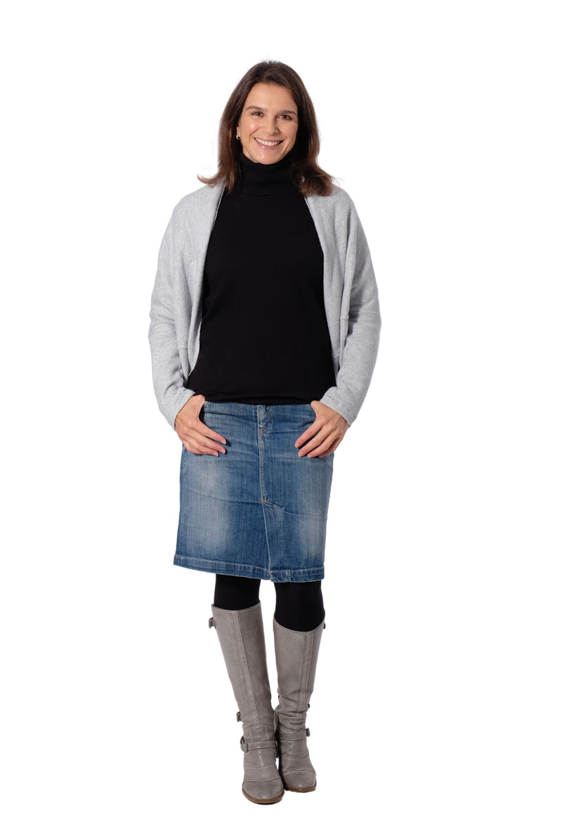 Jersey, weicher Rippenjersey mit Struktur, Rosa – Bild 9