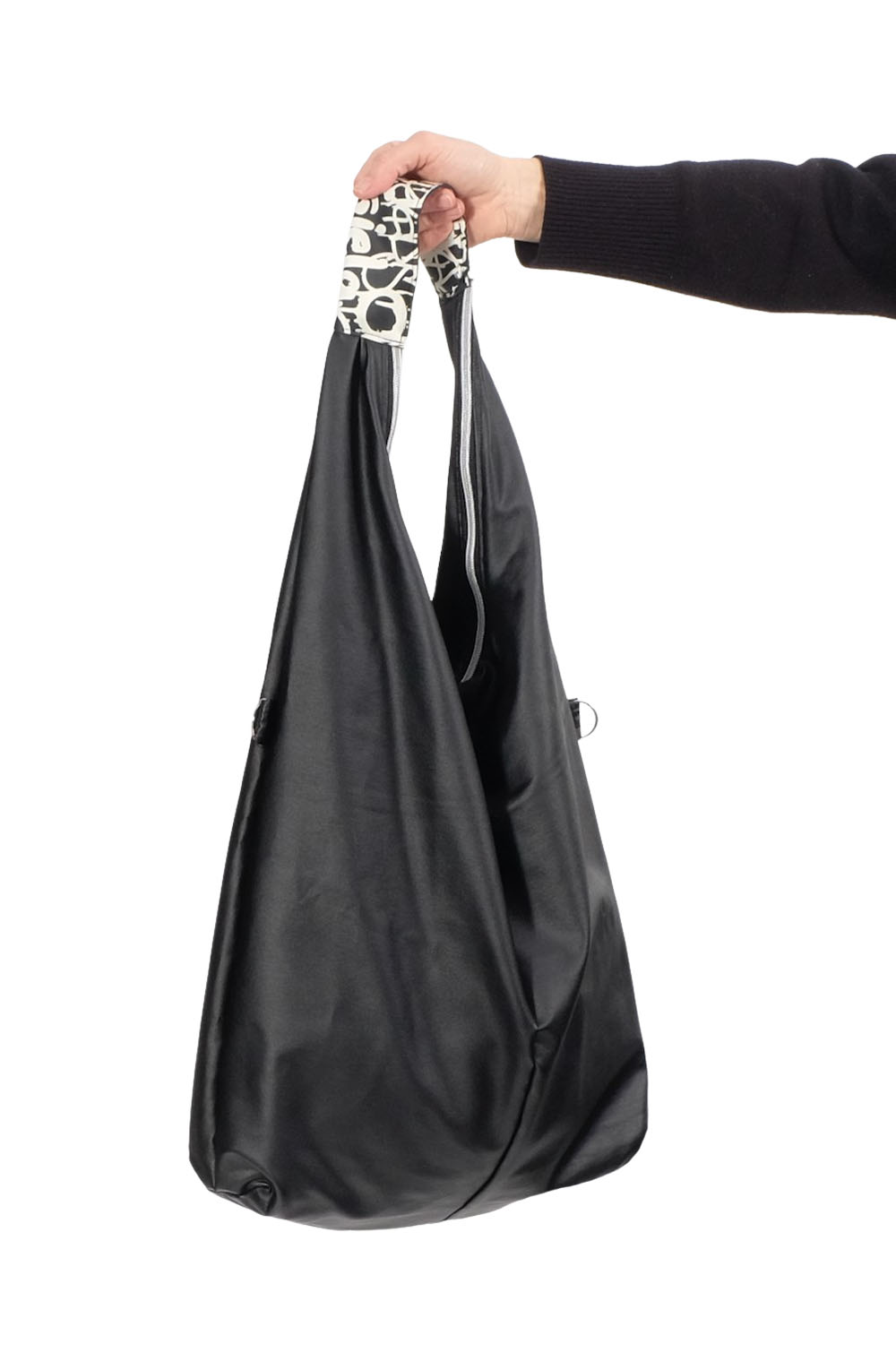 Kunstleder, Schwarz, leicht glänzend – Bild 5