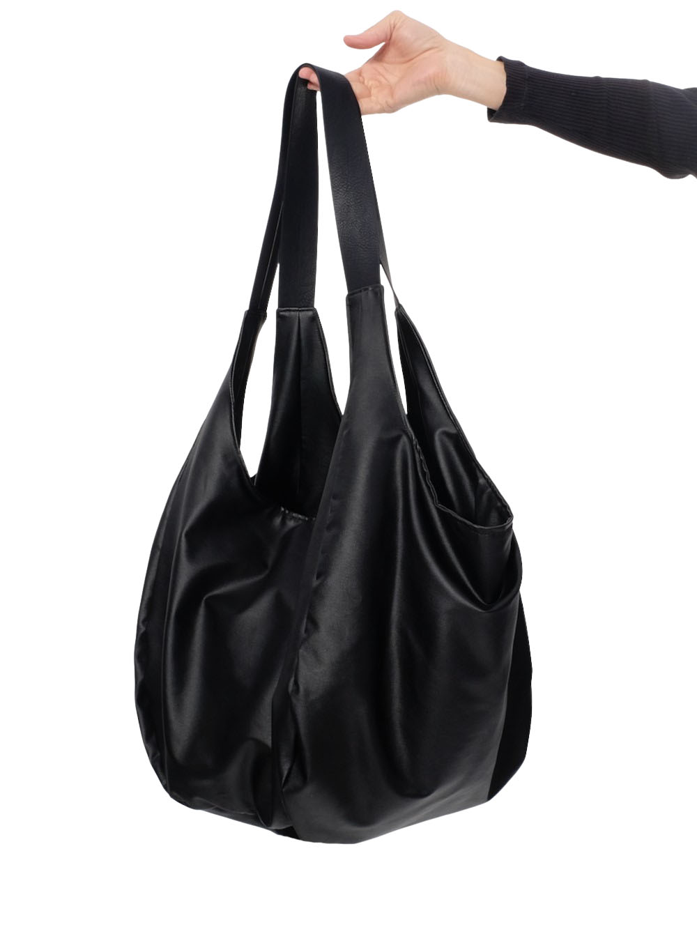 Nähset / Stoffpaket Tasche Valeska – Kunstleder / Cord – Blau – Bild 5