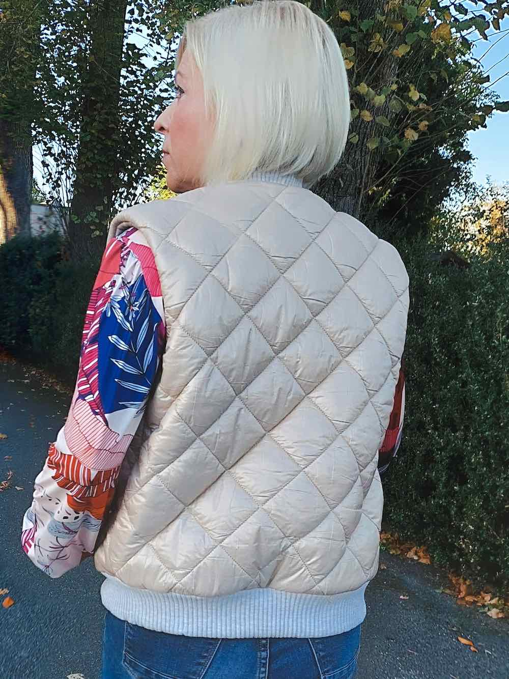 Stepper – Steppstoff, Mantelstoff, folienbeschichtet Gold – Bild 7