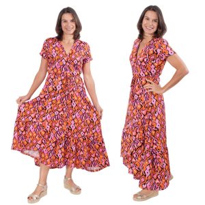 PAPIERSCHNITTMUSTER, Wickelkleid “SAFIA”, Gr. 158 – Damengr. 46