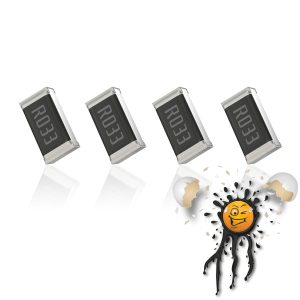 4 x R033 Shunt Mess Widerstand Resistor