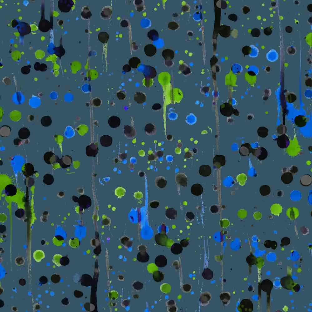 Softshell, Farbklekse auf Marine