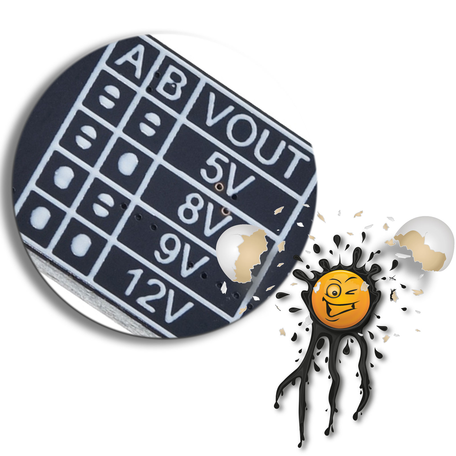 Li-Ion Akku Step Up Boost Konverter Modul SDB628 5V 8V 9V 12V DC – Bild 3