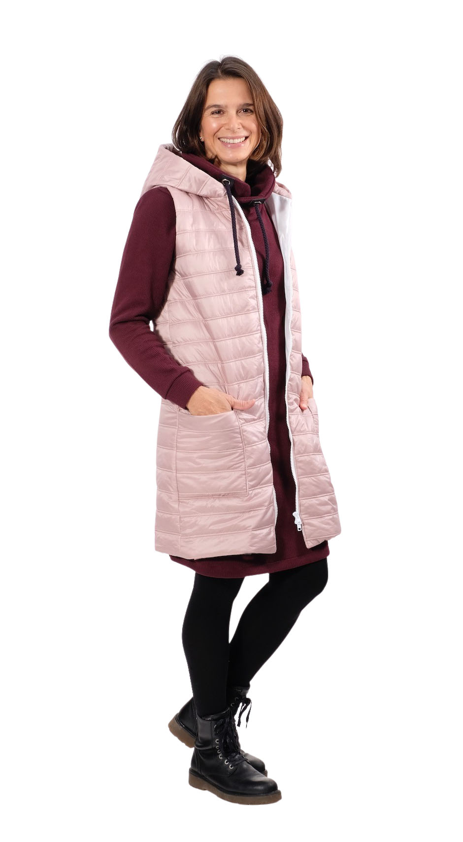 Stepper – Steppstoff, Mantelstoff, Lila unifarben – Bild 8