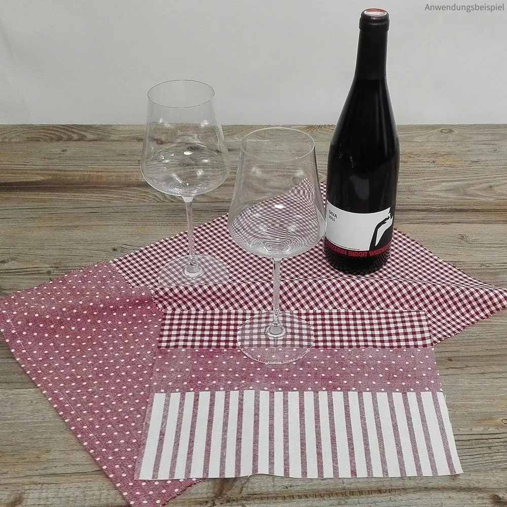 Stoff Herzen Dekohänger Aufhänger Landhaus Premium LINA 3er Set sort 3 Größen 3 Farben – Bild 7