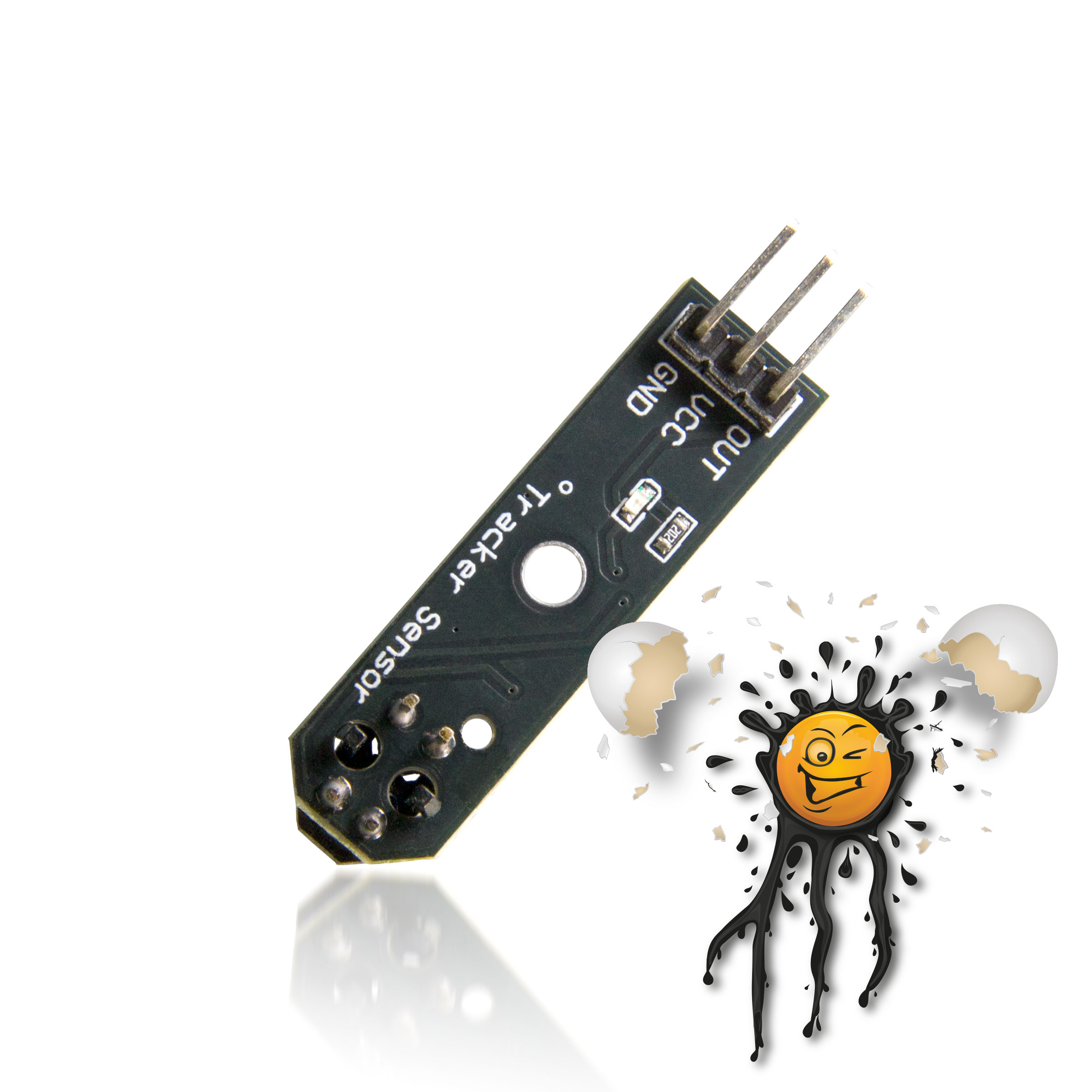 TCRT5000 IR Reflexlichtschranke Spurfolger Sensor Modul – Bild 3