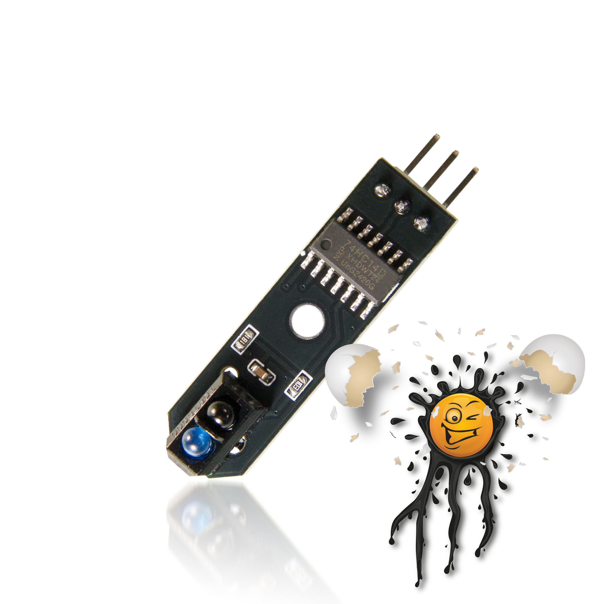 TCRT5000 IR Reflexlichtschranke Spurfolger Sensor Modul – Bild 4