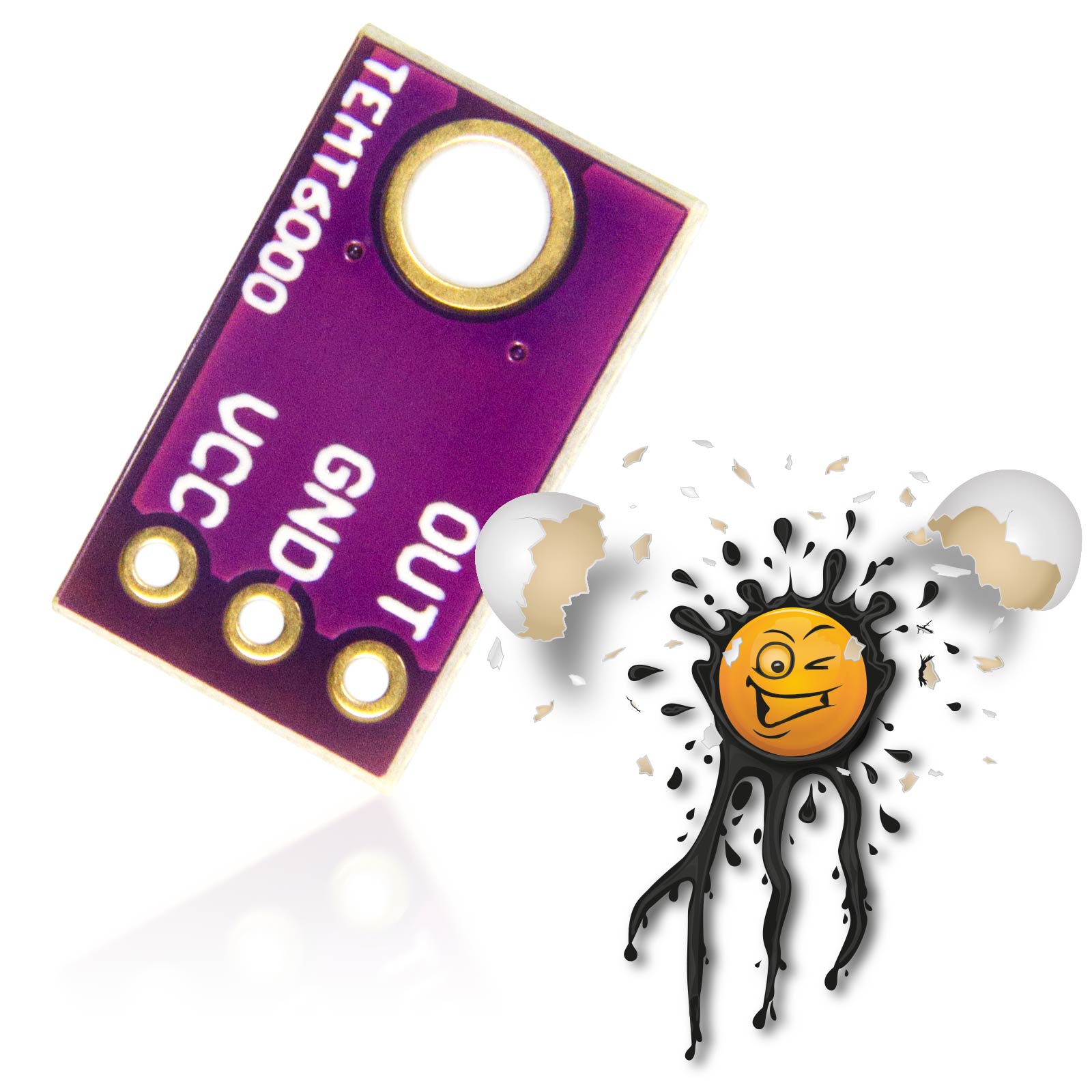 TEMT6000 Licht Umgebungslicht Ambient Light analog VIS Sensor – Bild 3