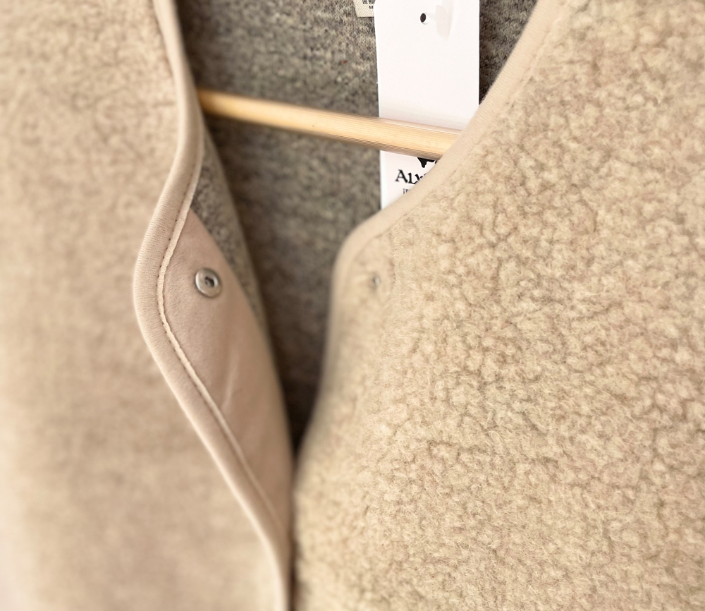 Alwero – Weste „TYB“ Adult, SAND BROWN, Biowolle – Bild 4